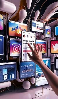 digital-marketing-technology-concept-internet-online-search-engine-optimisation-seo-smm-video-advertising-background