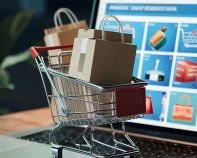 shopping-cart-shopping-bags-product-box-put-laptop-which-is-online-shop-store